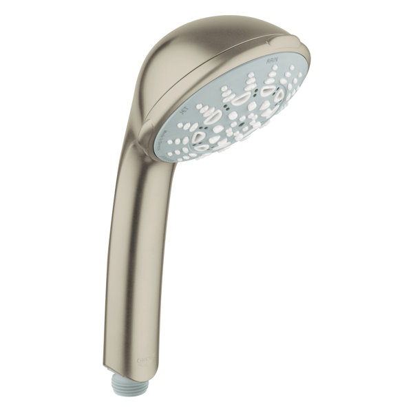 GROHE Relexa Champagne Multi Function Wide Handheld Shower Head with